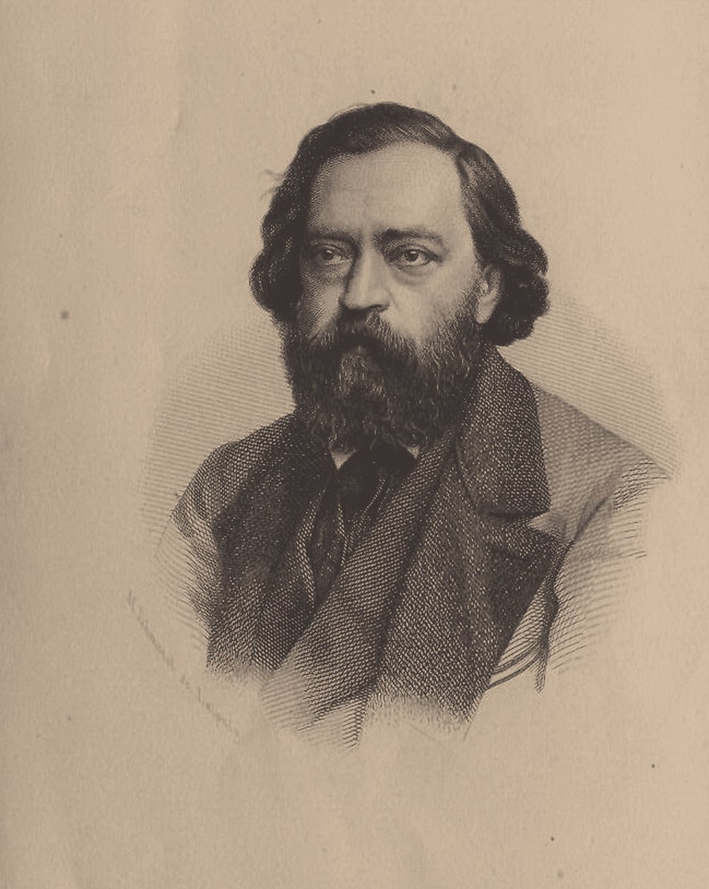Nikolay Platonovich Ogarev by Unbekannt