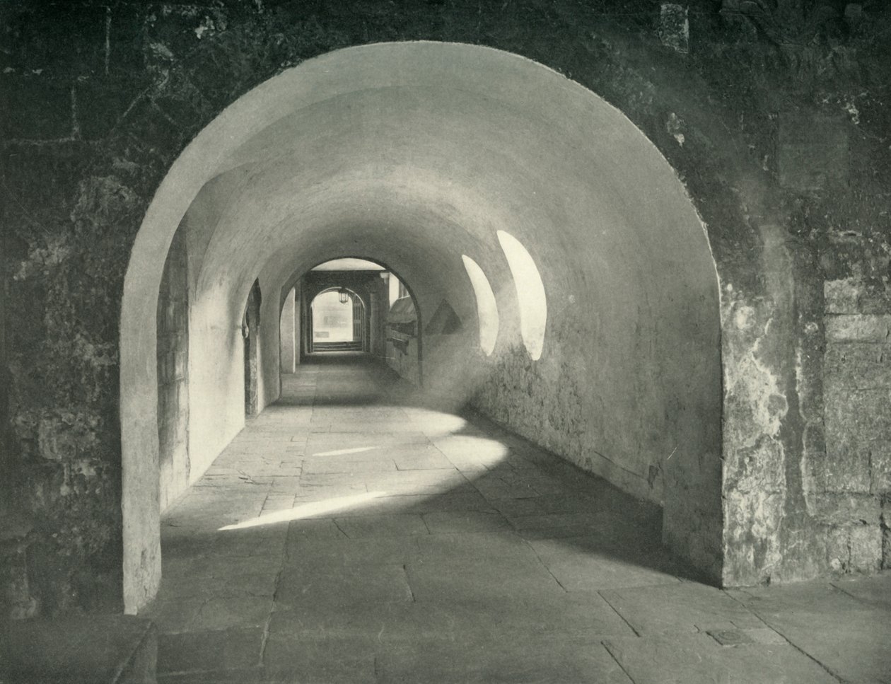 Norman Arch in the Cloisters, Westminster Abbey by Unbekannt