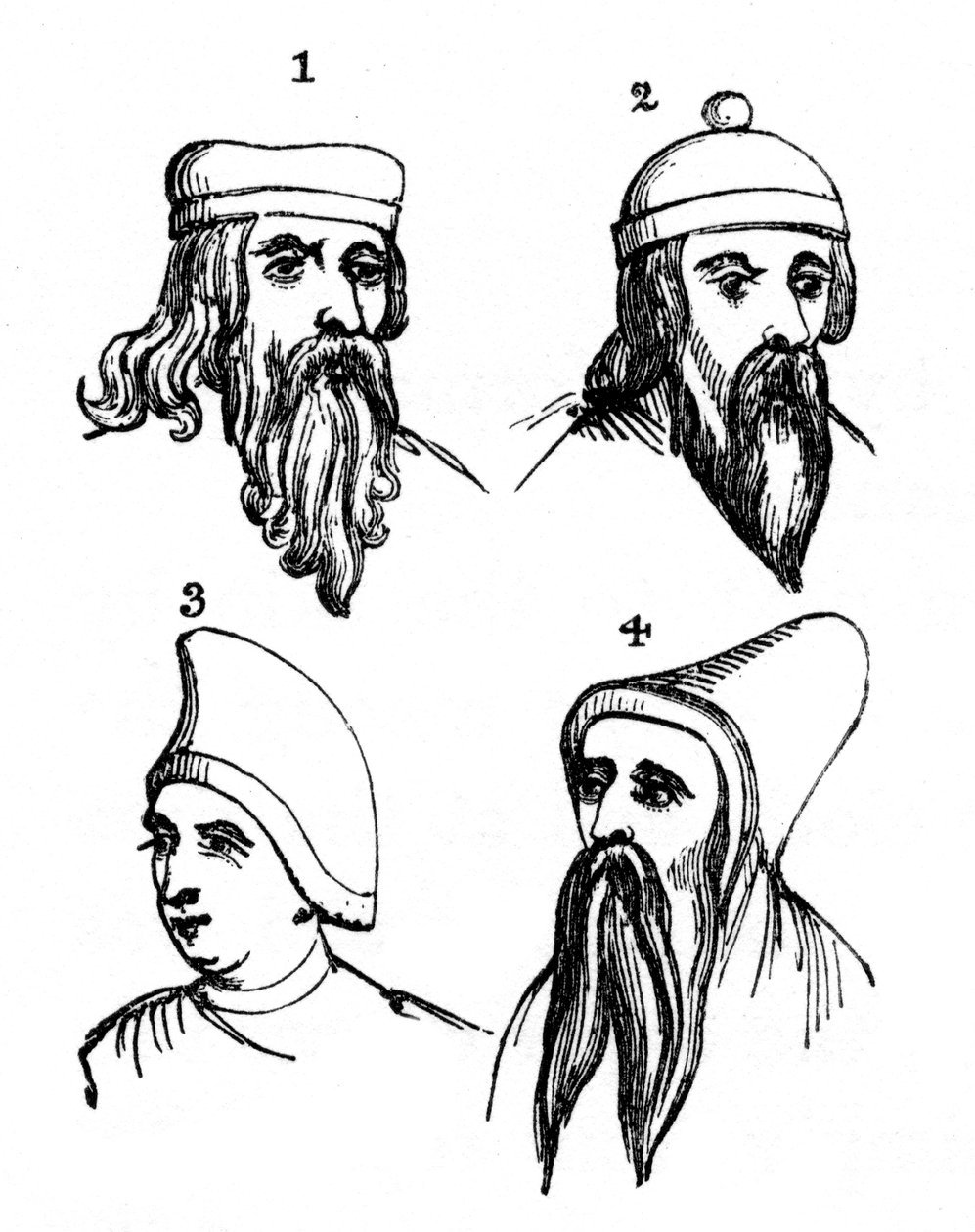 Norman head coverings, 1910 by Unbekannt