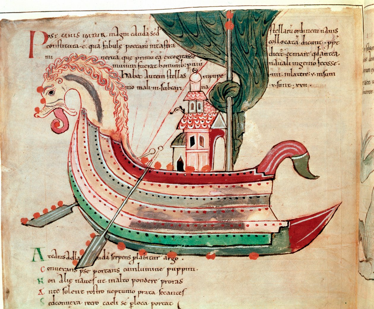 Norse Dragon-Prowed Ship by Unbekannt