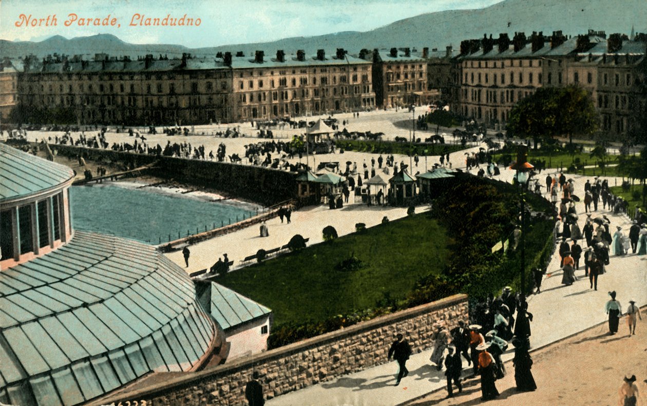 North Parade, Llandudno, late 19th-early 20th century by Unbekannt