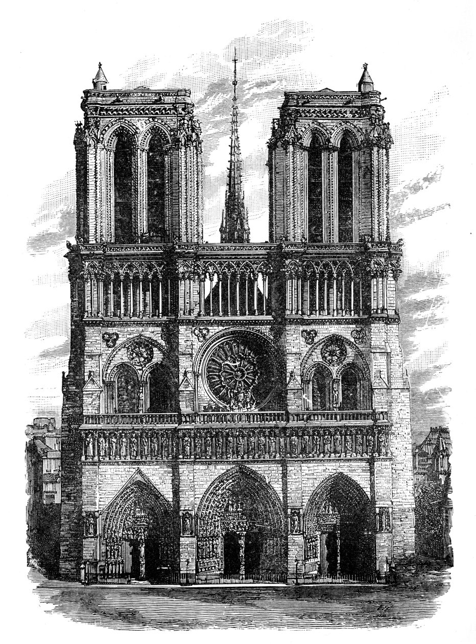 Notre Dame, Paris, c1888 by Unbekannt