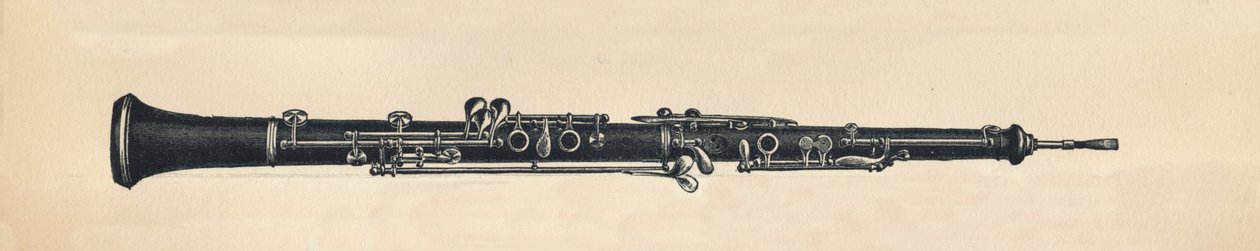 Oboe, 1895 by Unbekannt