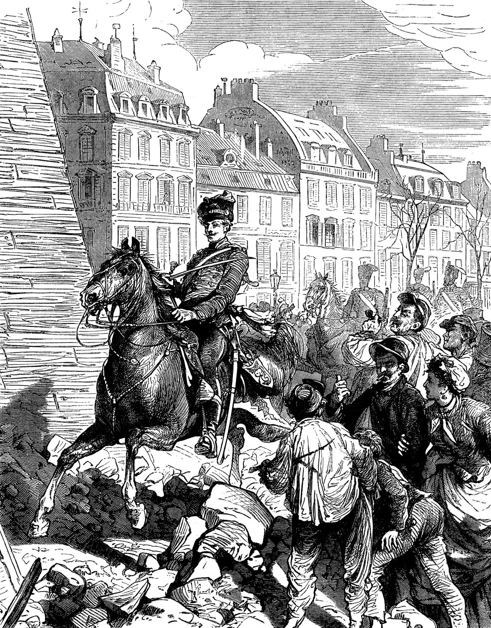 Occupation of Paris by the Germans After the Franco-Prussian War by Unbekannt