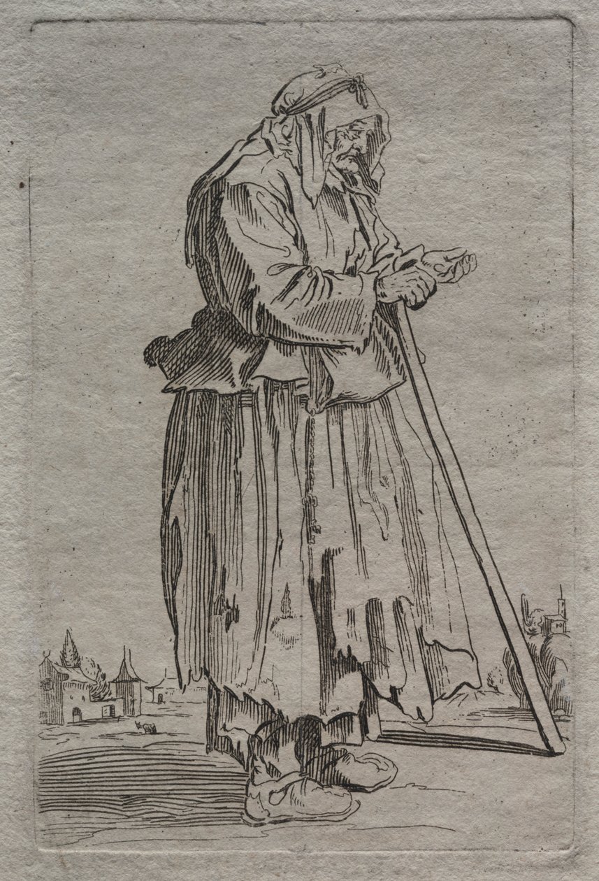 Old Beggar Woman by Unbekannt