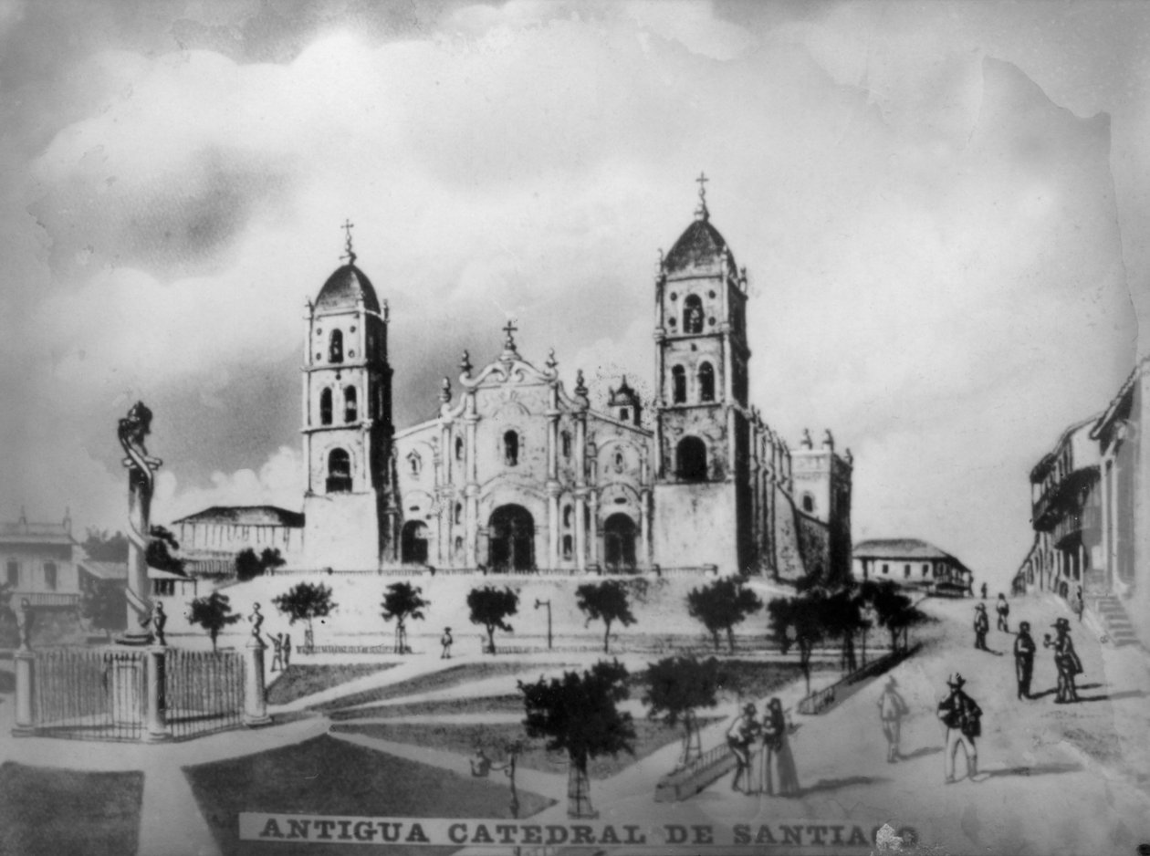 Old Cathedral of Santiago de Cuba, 1523, 1920s by Unbekannt