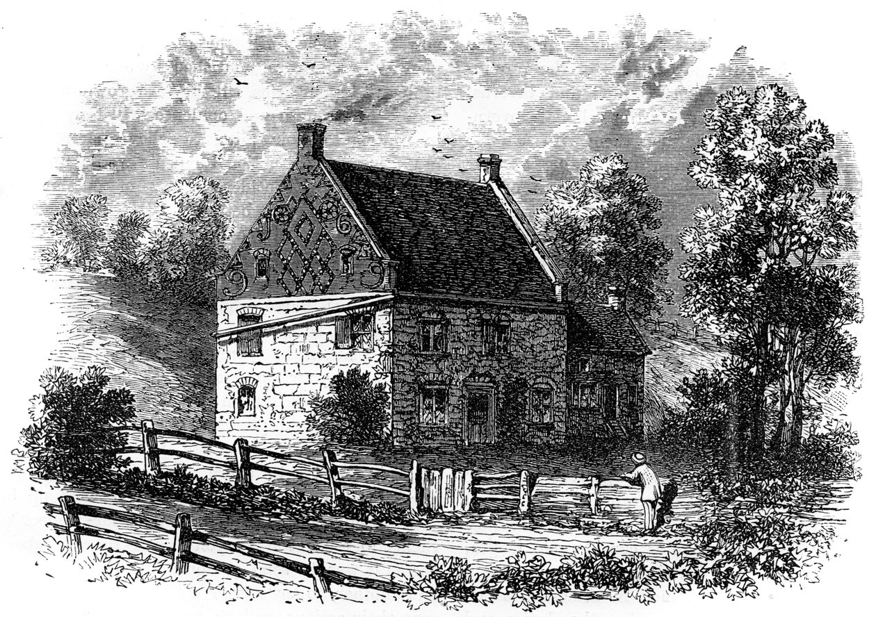 Old Dutch house, Long Island, New York by Unbekannt