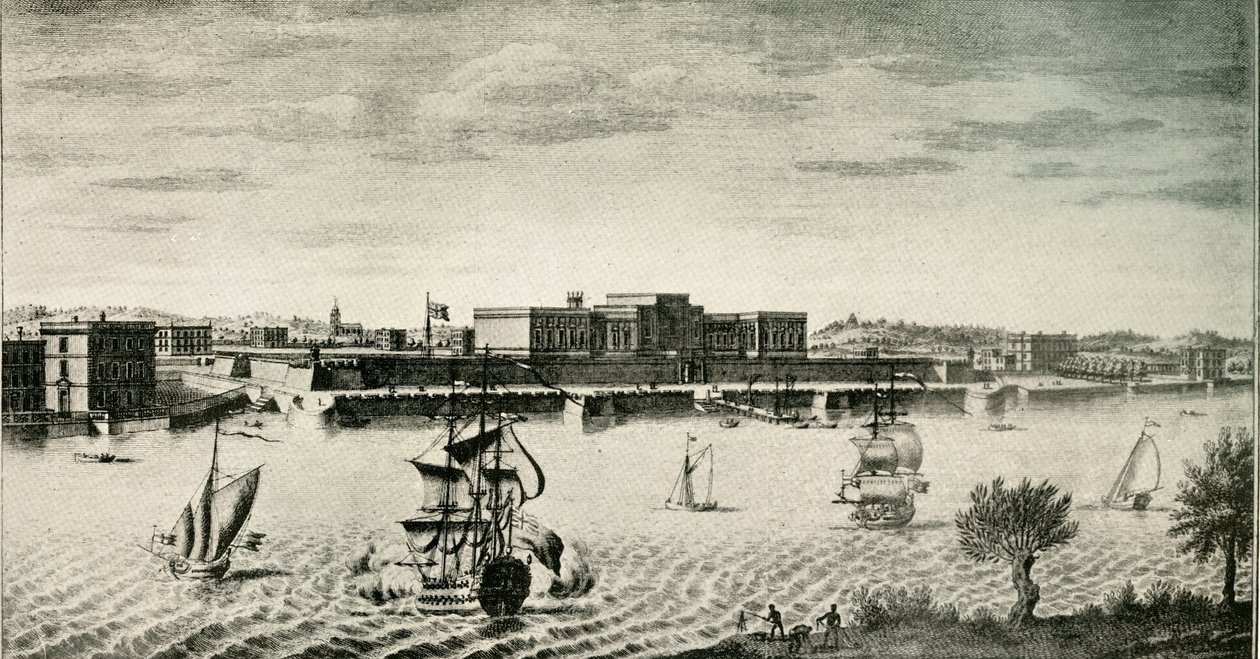 Old Fort William, from the River, 1754, 1925 by Unbekannt