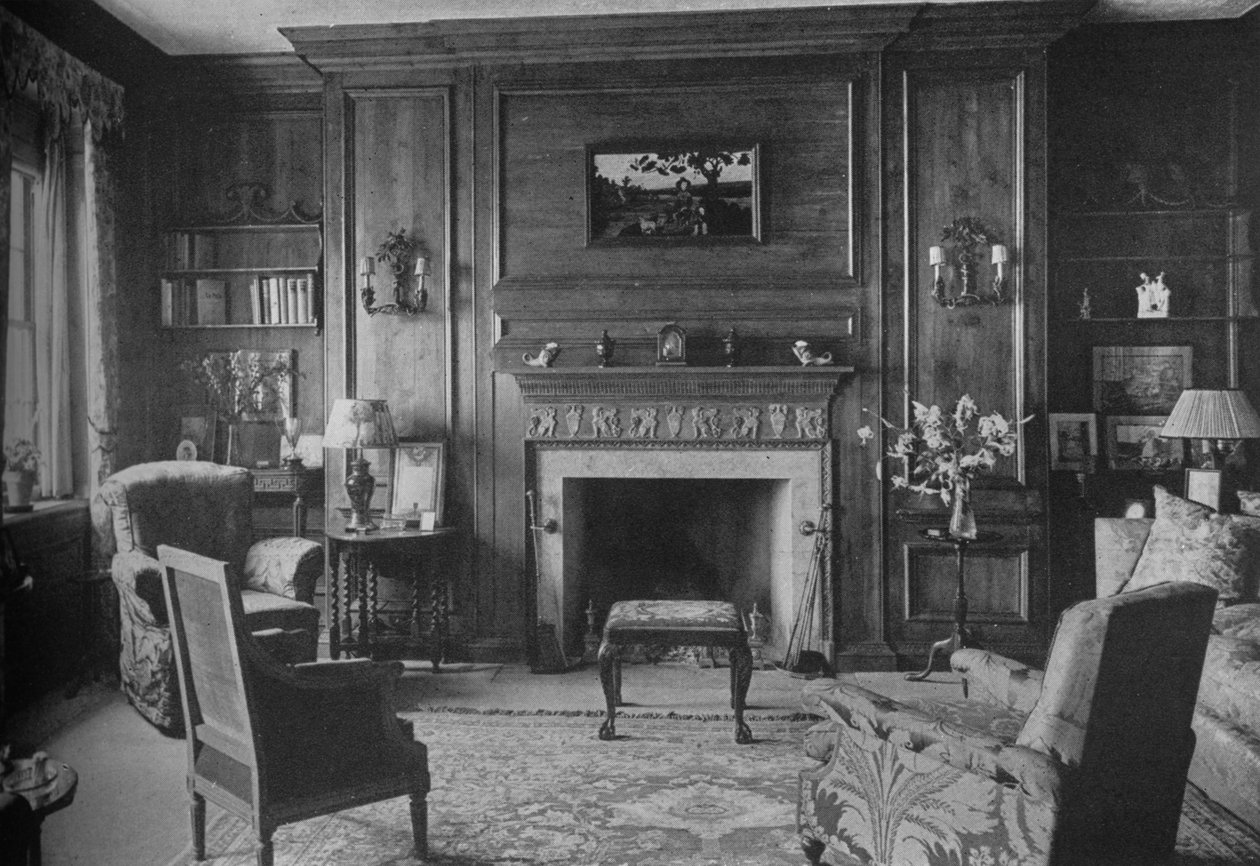 Old Georgian Panelling in Miss Morgan