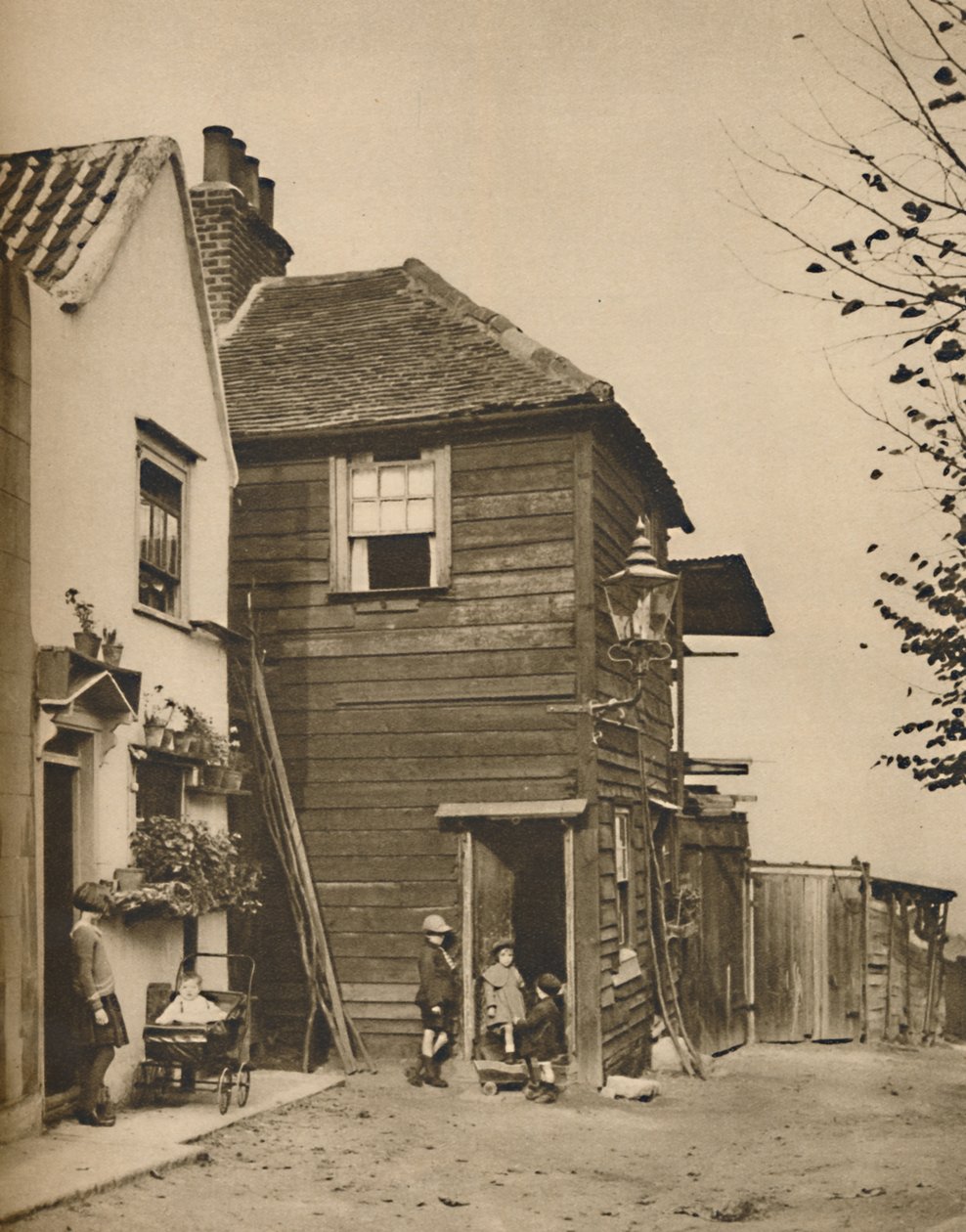 Old Houses in Highgate from Whose Doorways Villagers Watched the Coaches Pass, c1935 by Unbekannt