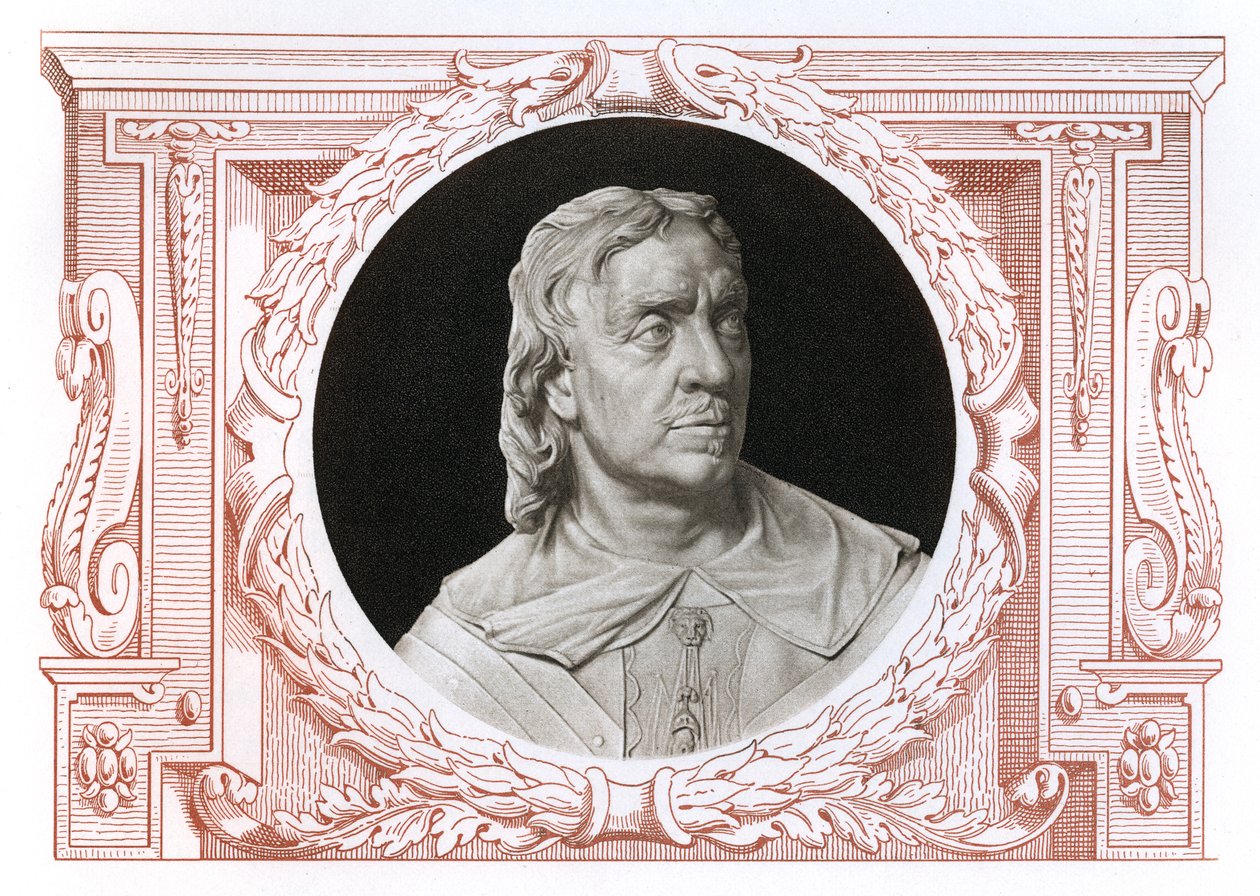 Oliver Cromwell, 1599-1658, English Military Leader and Politician, 1899 by Unbekannt