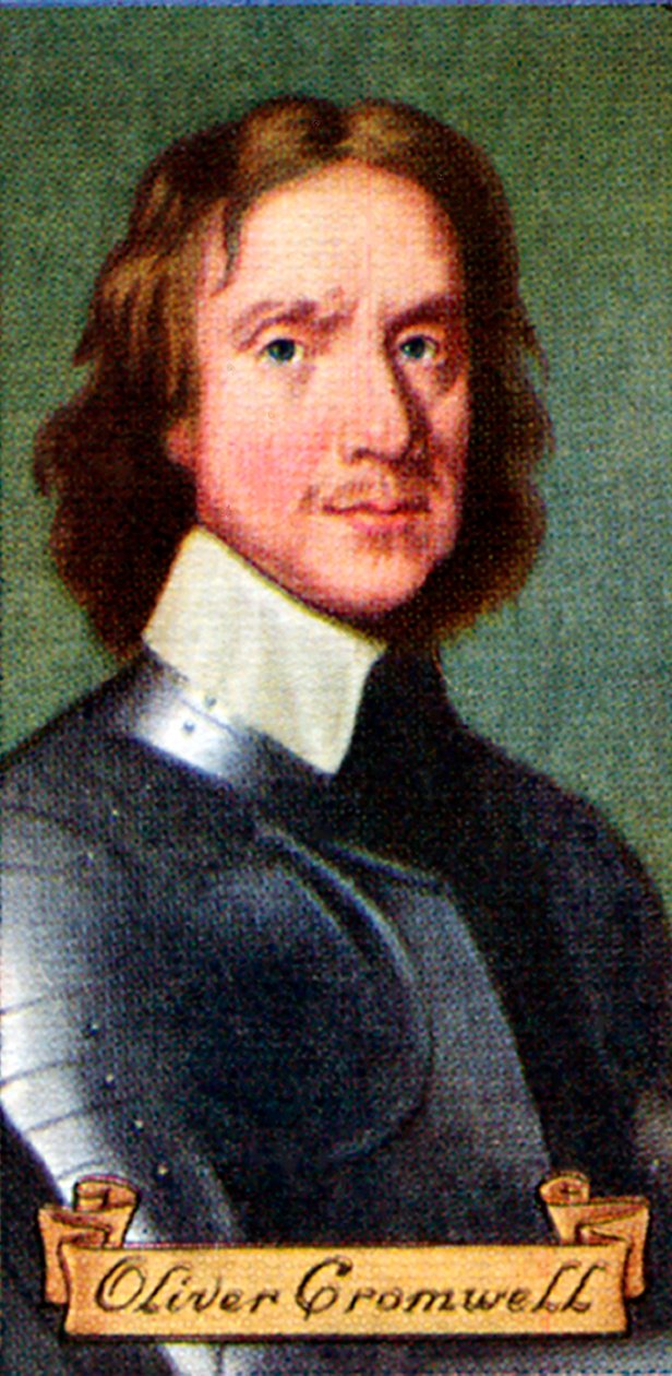 Oliver Cromwell, taken from a series of cigarette cards, 1935 by Unbekannt