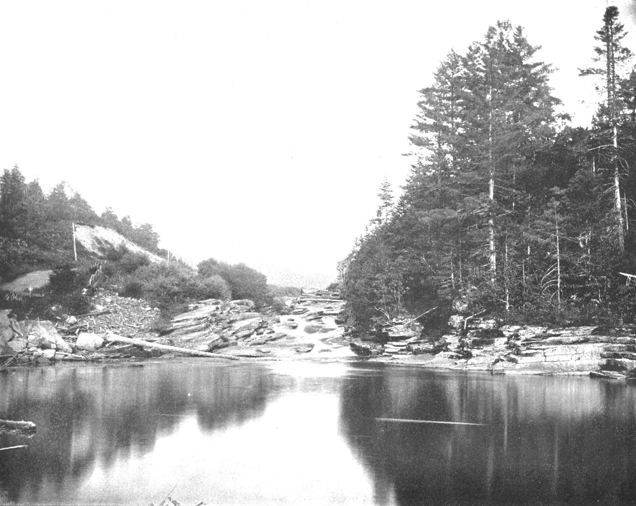 On the Ammonoosuc River, White Mountains, New Hampshire, USA by Unbekannt