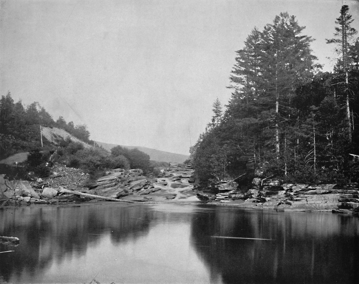 On the Ammonoosuc River, White Mountains, New Hampshire, c1897 by Unbekannt