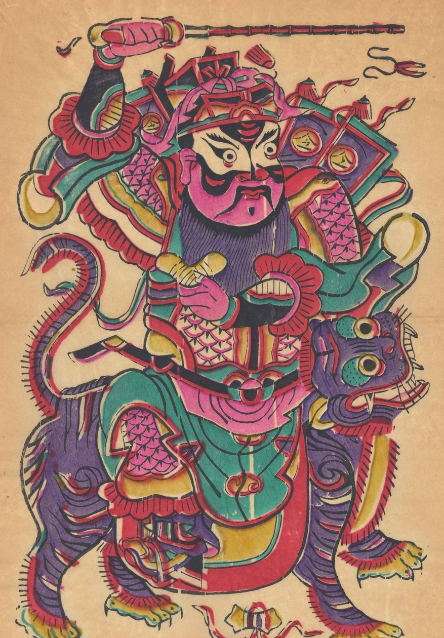 One hundred thirty-five woodblock prints including New Year