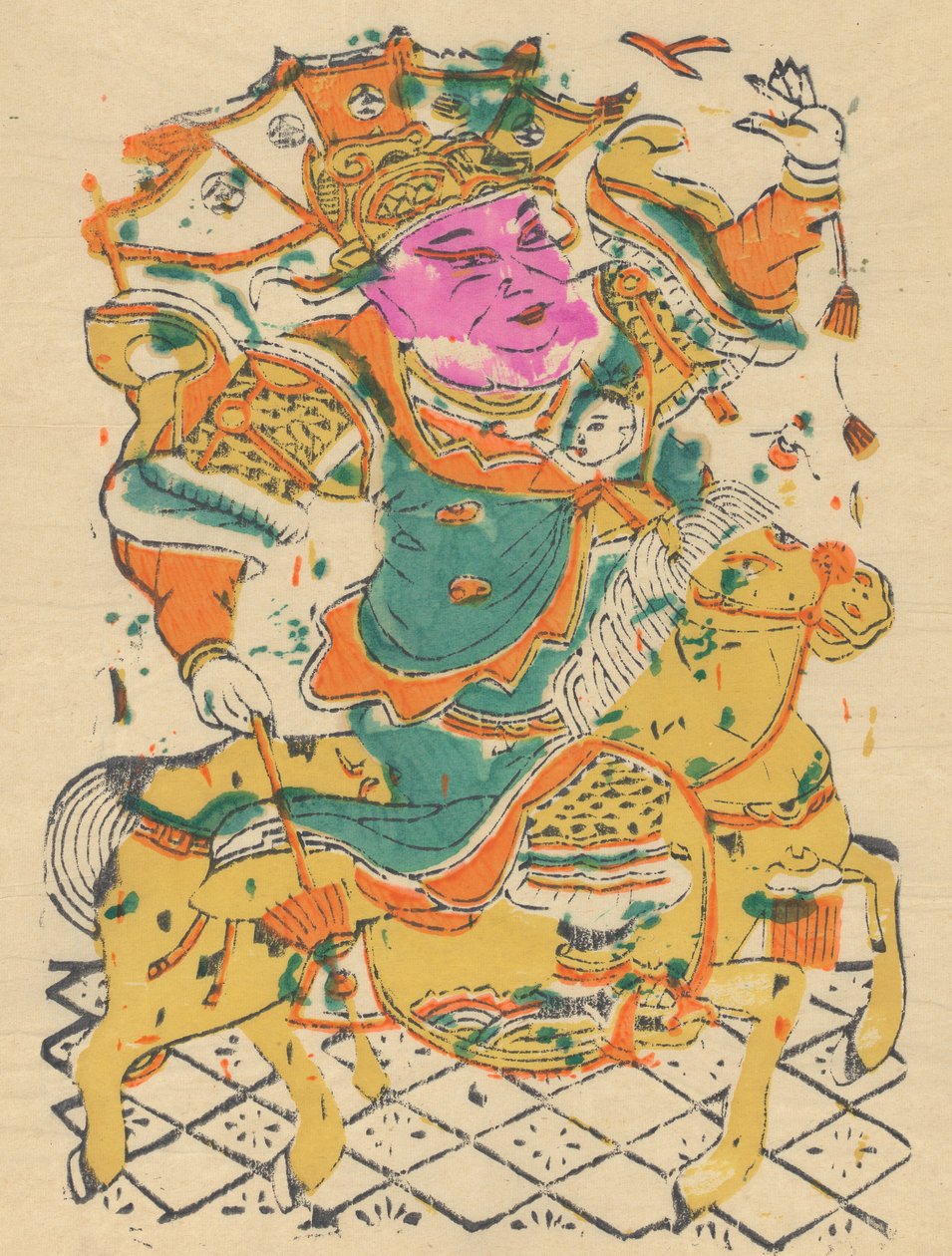 One Hundred Thirty-Five Woodblock Prints Including New Year