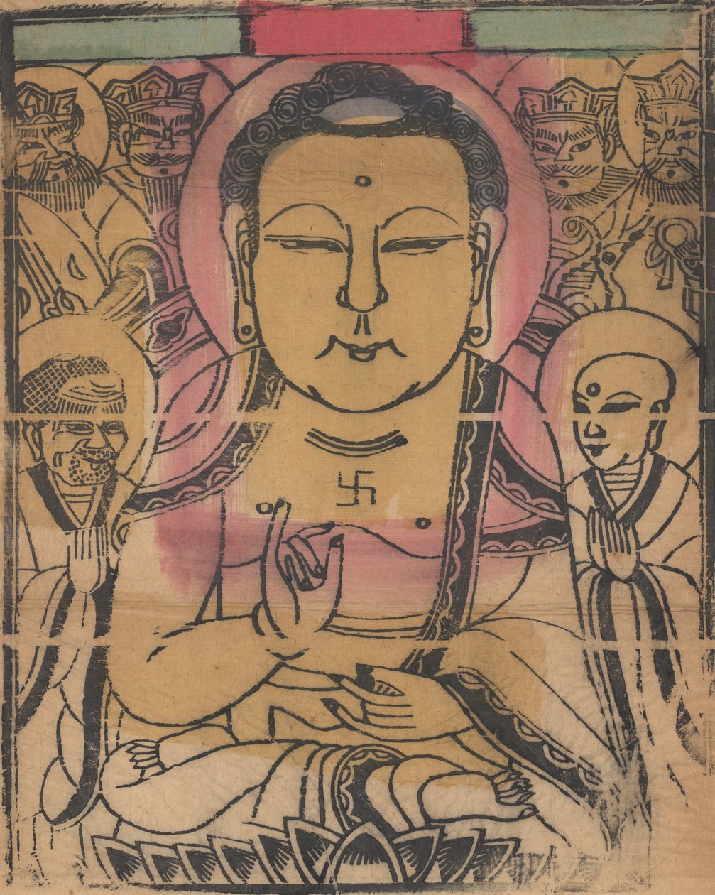 One Hundred Thirty-Five Woodblock Prints Including New Year