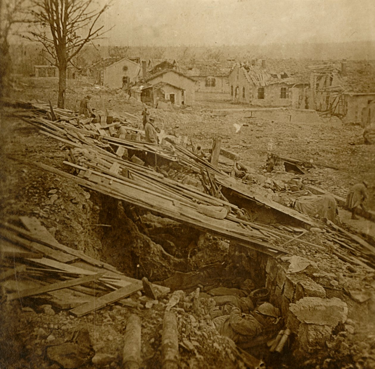 Open-air dormitory at Tavannes Fort, Verdun, northern France by Unbekannt