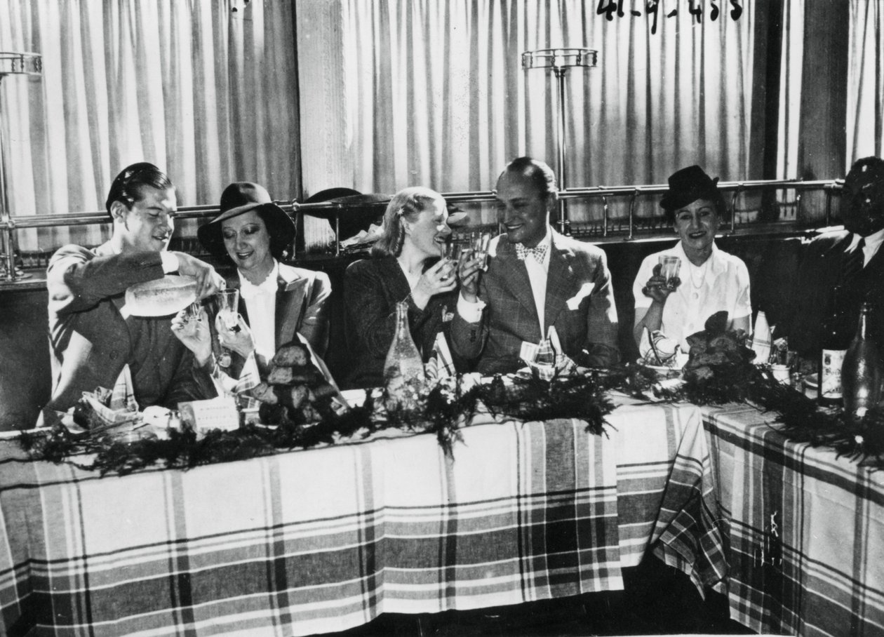 Opening of a restaurant by popular French singers, Paris by Unbekannt