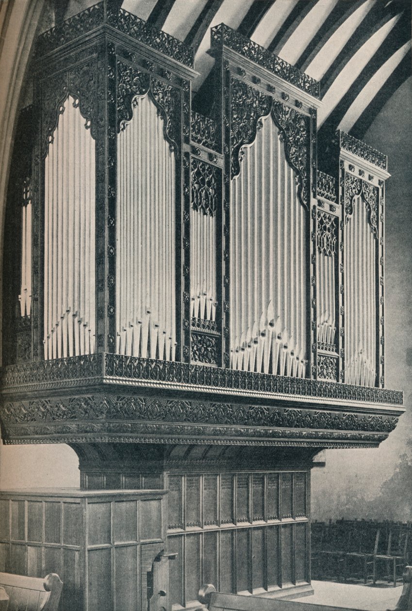 Organ in Towyn Parish Church by Unbekannt