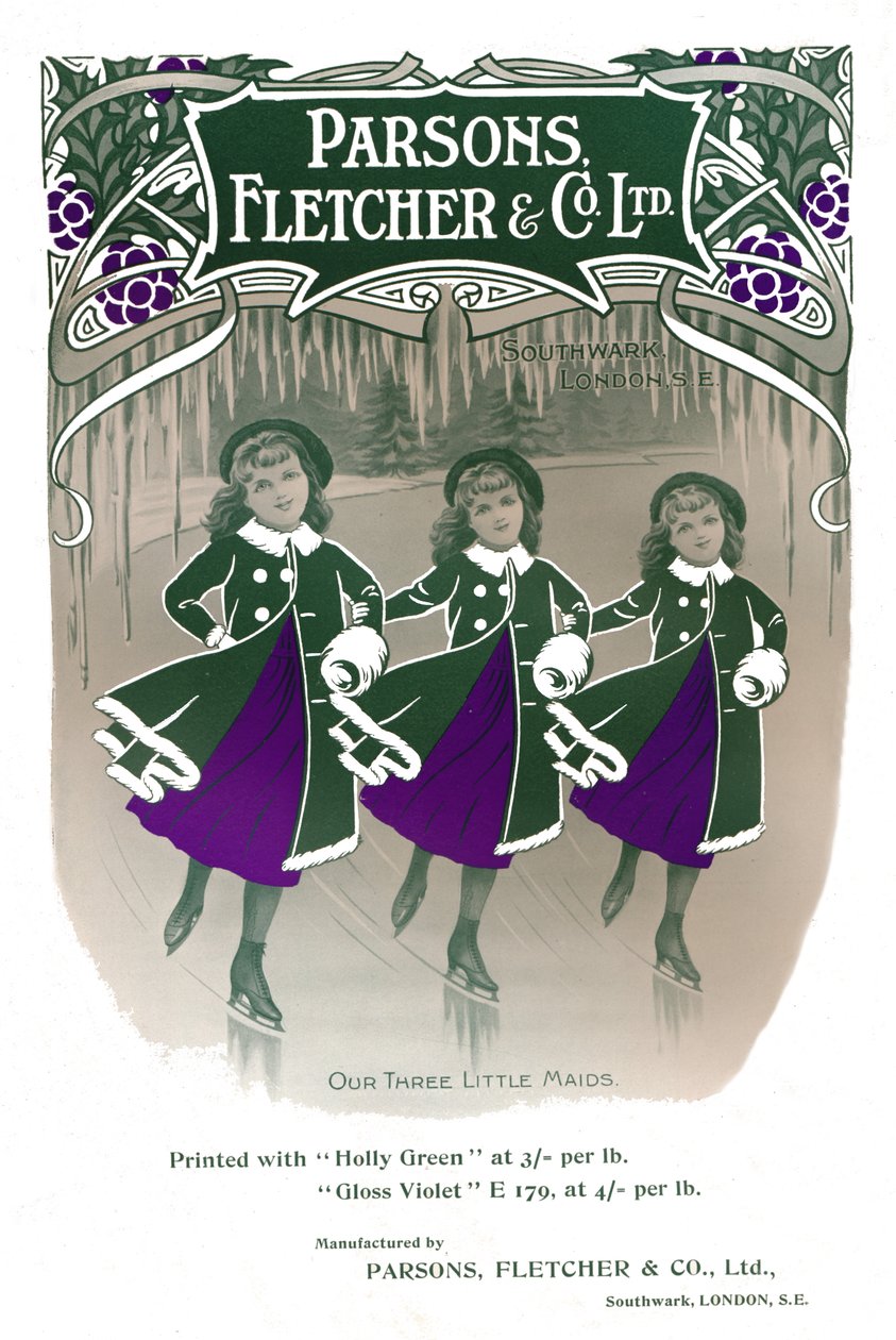 Our Three Little Maids - Parsons, Fletcher & Co. Ltd Advertisement by Unbekannt
