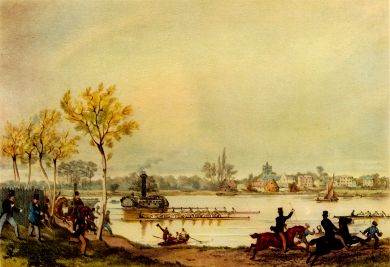 Oxford and Cambridge Boat Race by Unbekannt