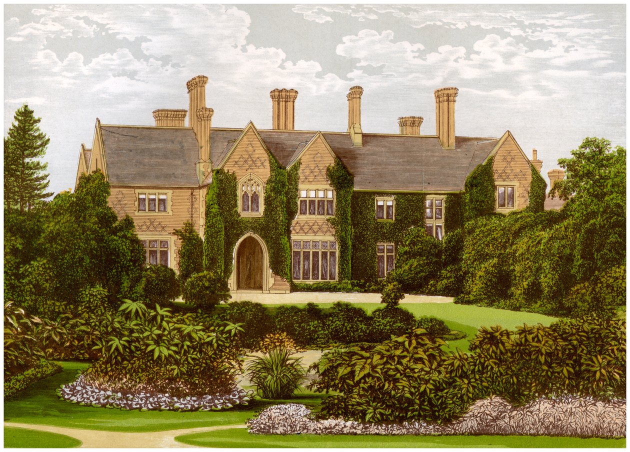Oxley Manor, Staffordshire, Home of the Staveley-Hill Family by Unbekannt