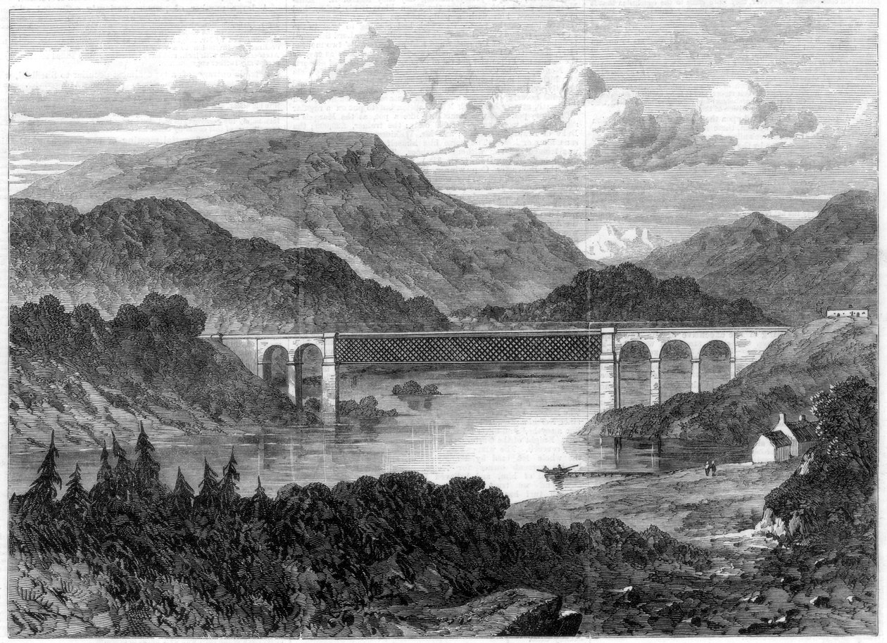 Oykel Viaduct, Sutherland Railway by Unbekannt
