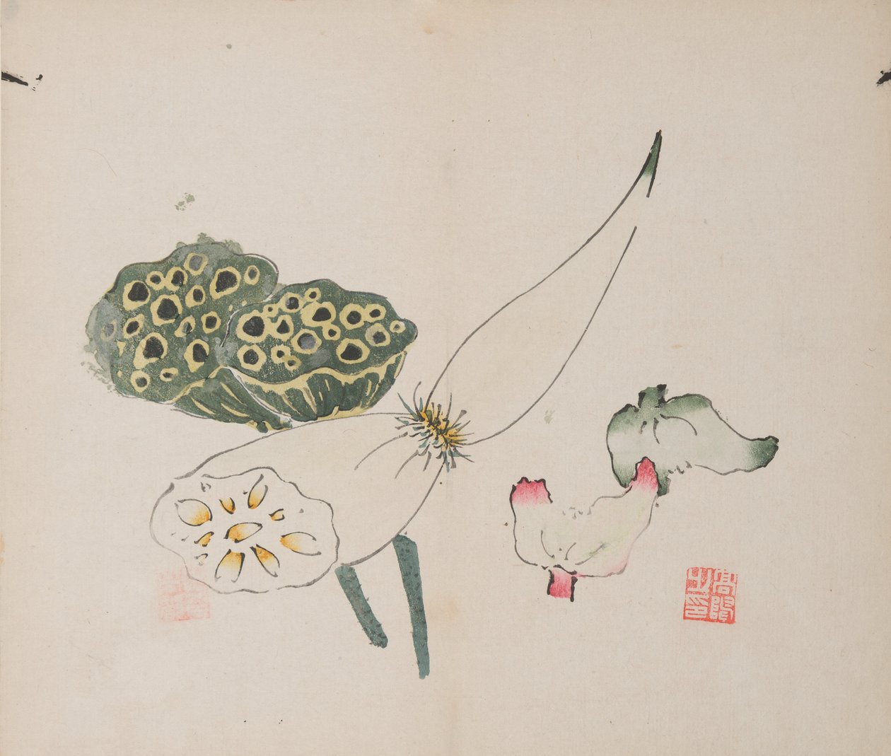 Page from Shi Zhu Zhai by Unbekannt