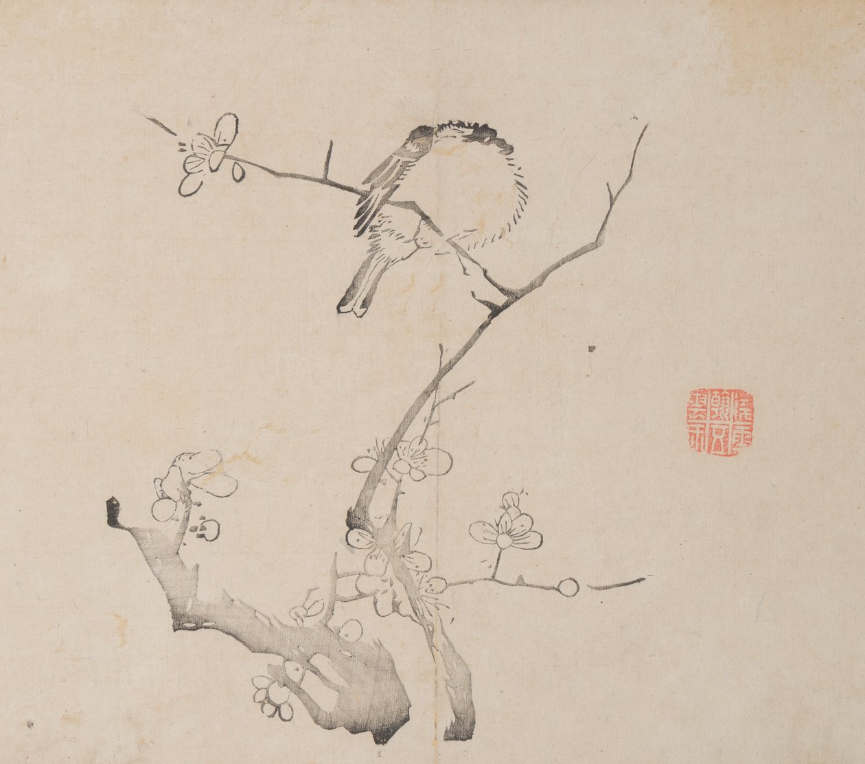 Page from Shi Zhu Zhai Shu hua pu by Unbekannt