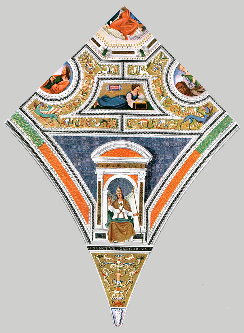 Painted decoration in the church of Santa Maria del Popolo, Rome, Italy by Unbekannt