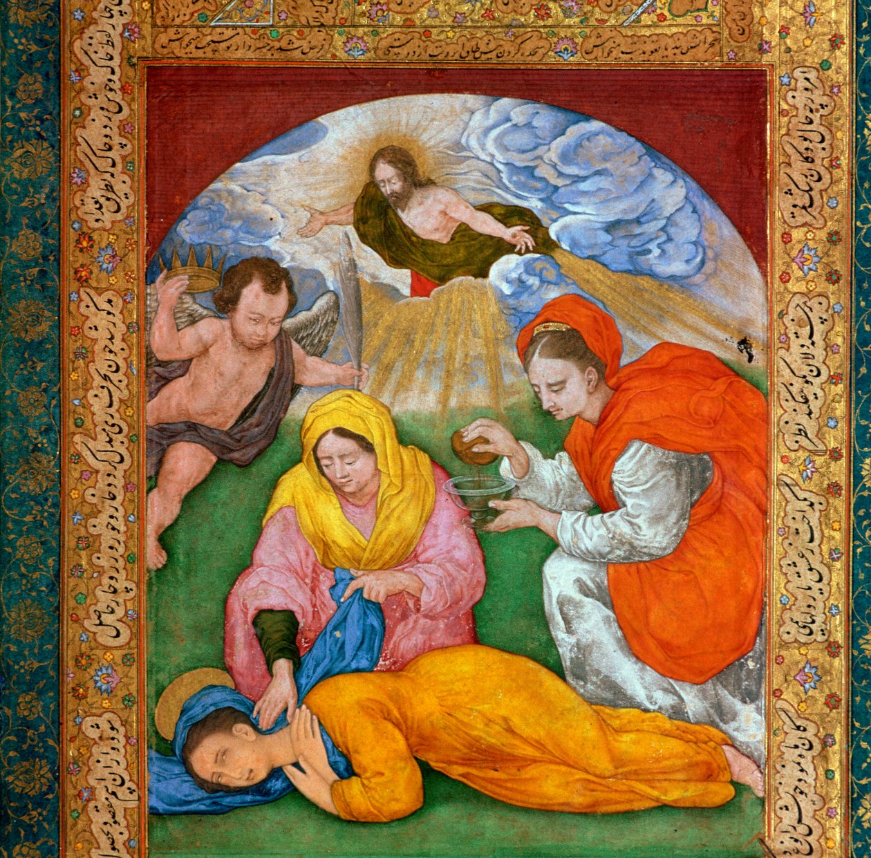 Painting of the martyrdom of St Cecilia by Unbekannt