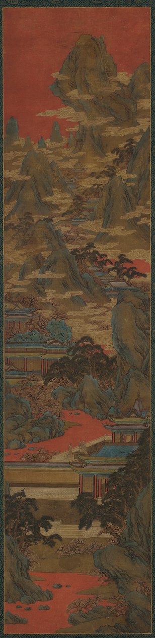 Palace Ladies Watching the Sunset, Ming dynasty, 16th-17th century by Unbekannt