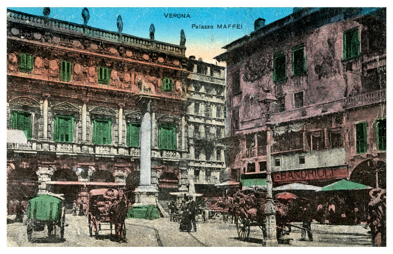 Palazzo Maffei, Verona, Italy, late 19th or early 20th century by Unbekannt