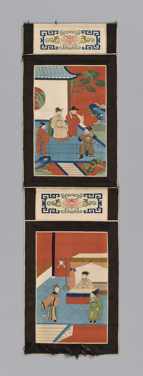 Panel for a Screen, China, Qing Dynasty by Unbekannt