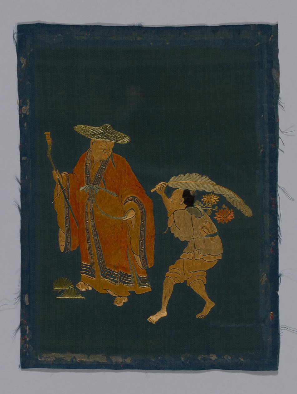 Panel Furnishing Fabric, China, Kangxi Period, Qing dynasty by Unbekannt