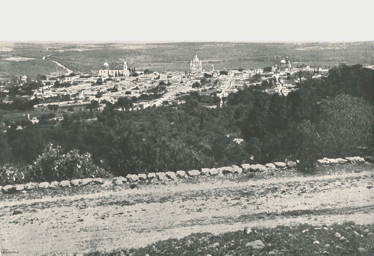 Panorama of the city, San Miguel de Allende, Mexico by Unbekannt