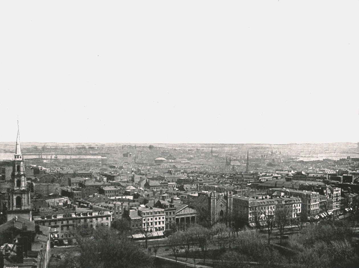 Panorama of the City of Boston, USA by Unbekannt