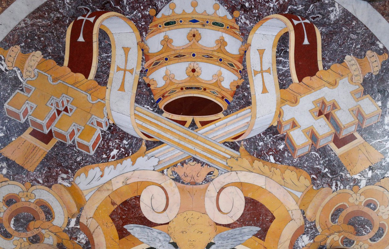 Papal Coats of Arms - Vatican Museum by Unbekannt