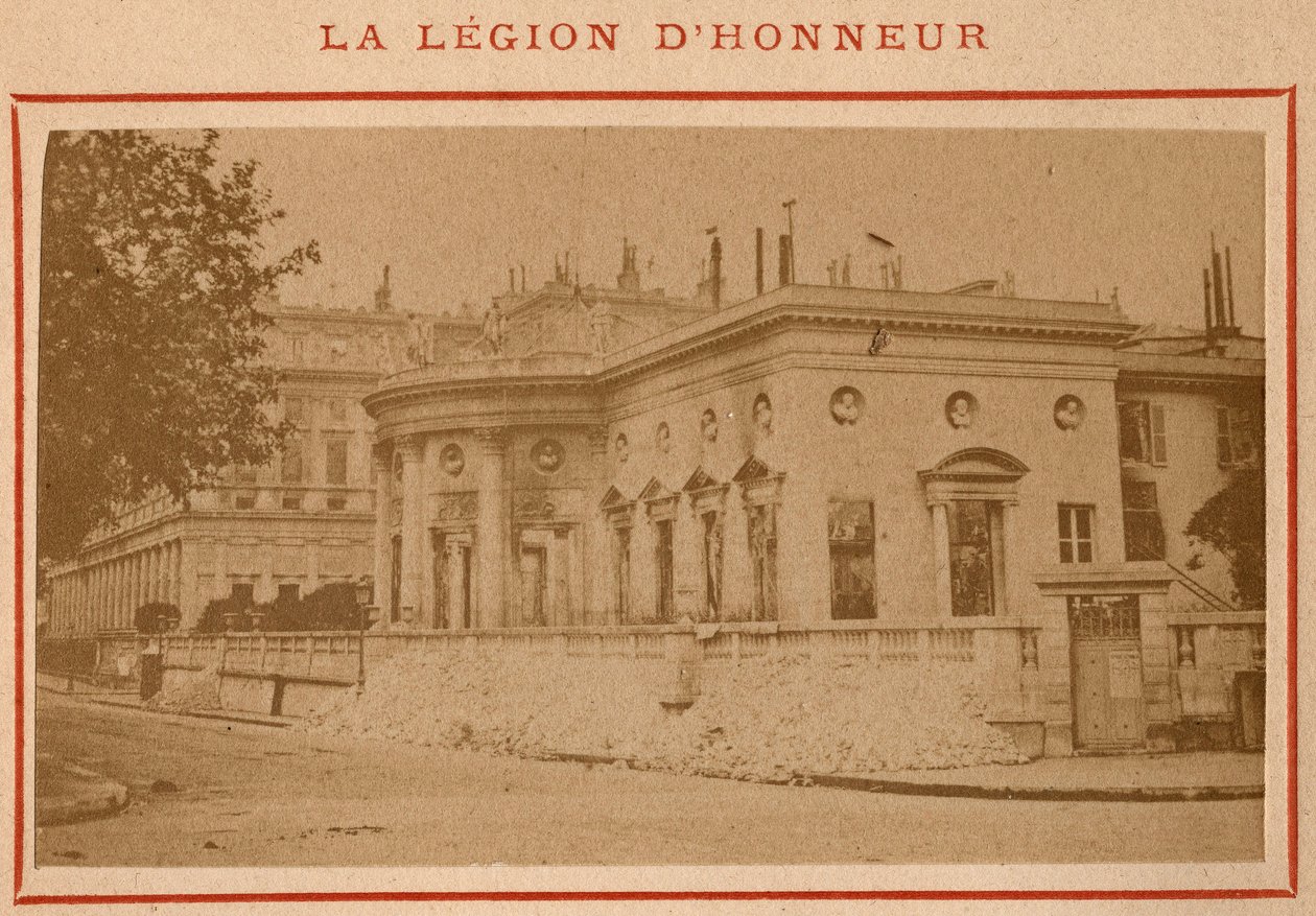 Paris Commune (1871): View of the Palais de la Légion d