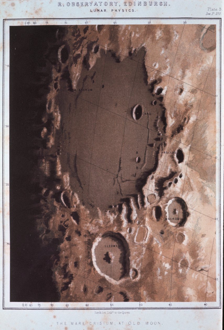 Part of the lunar surface, 1857 by Unbekannt