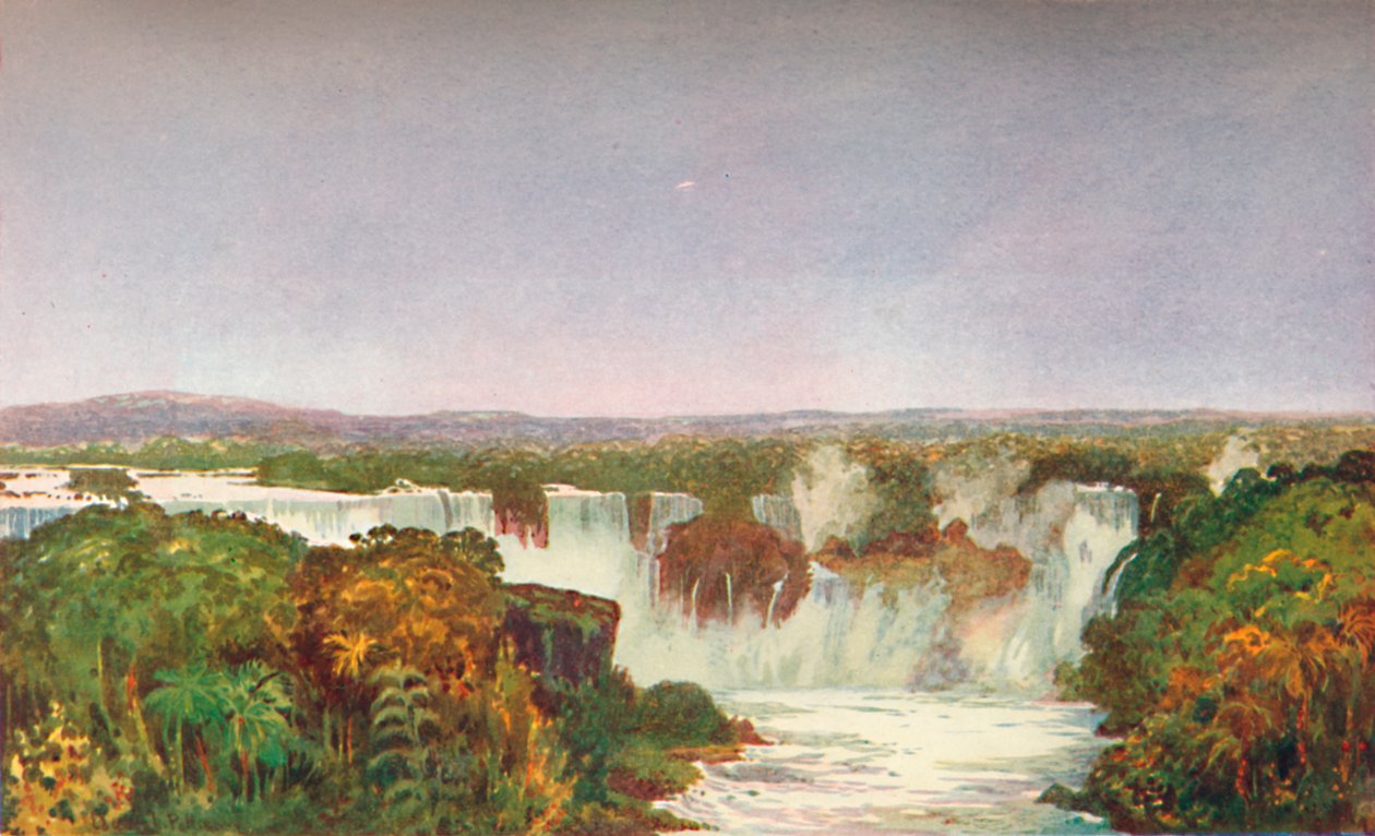 Partial View of the Falls of Iguassu, 1914 by Unbekannt