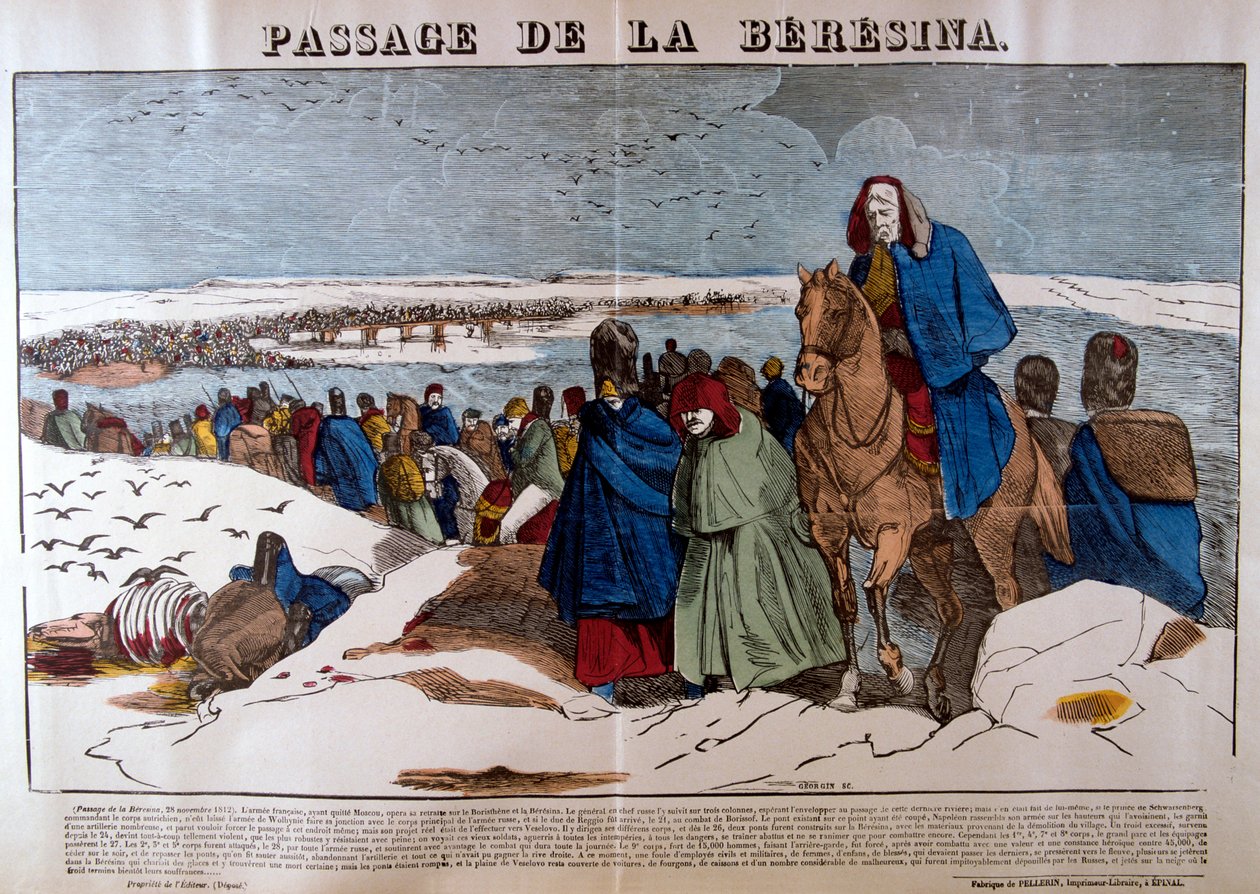 Passage of the Berezina, 28th November 1812, 19th century by Unbekannt