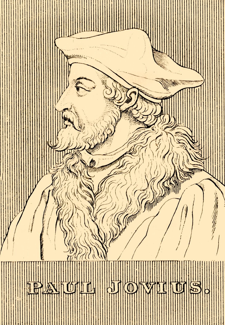 Paul Jovius, 1483-1552, 1830 by Unbekannt