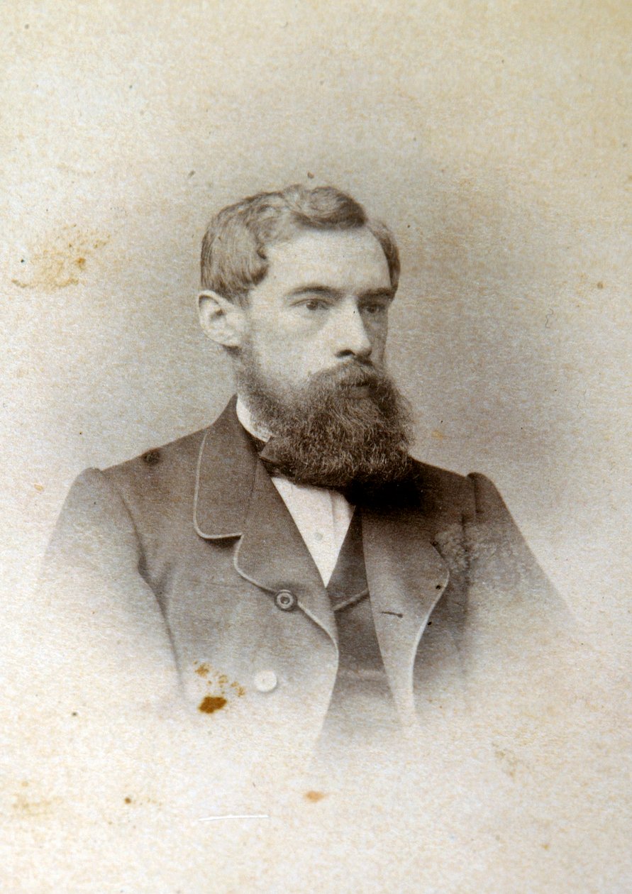 Pavel Tretyakov, Russian art patron, collector and gallery founder, 1865 by Unbekannt