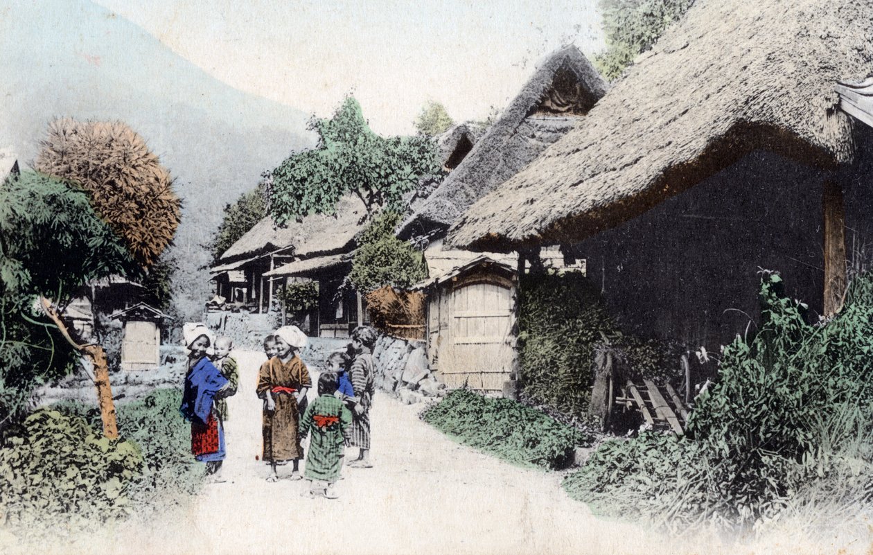 Peasant Housing, Japan by Unbekannt