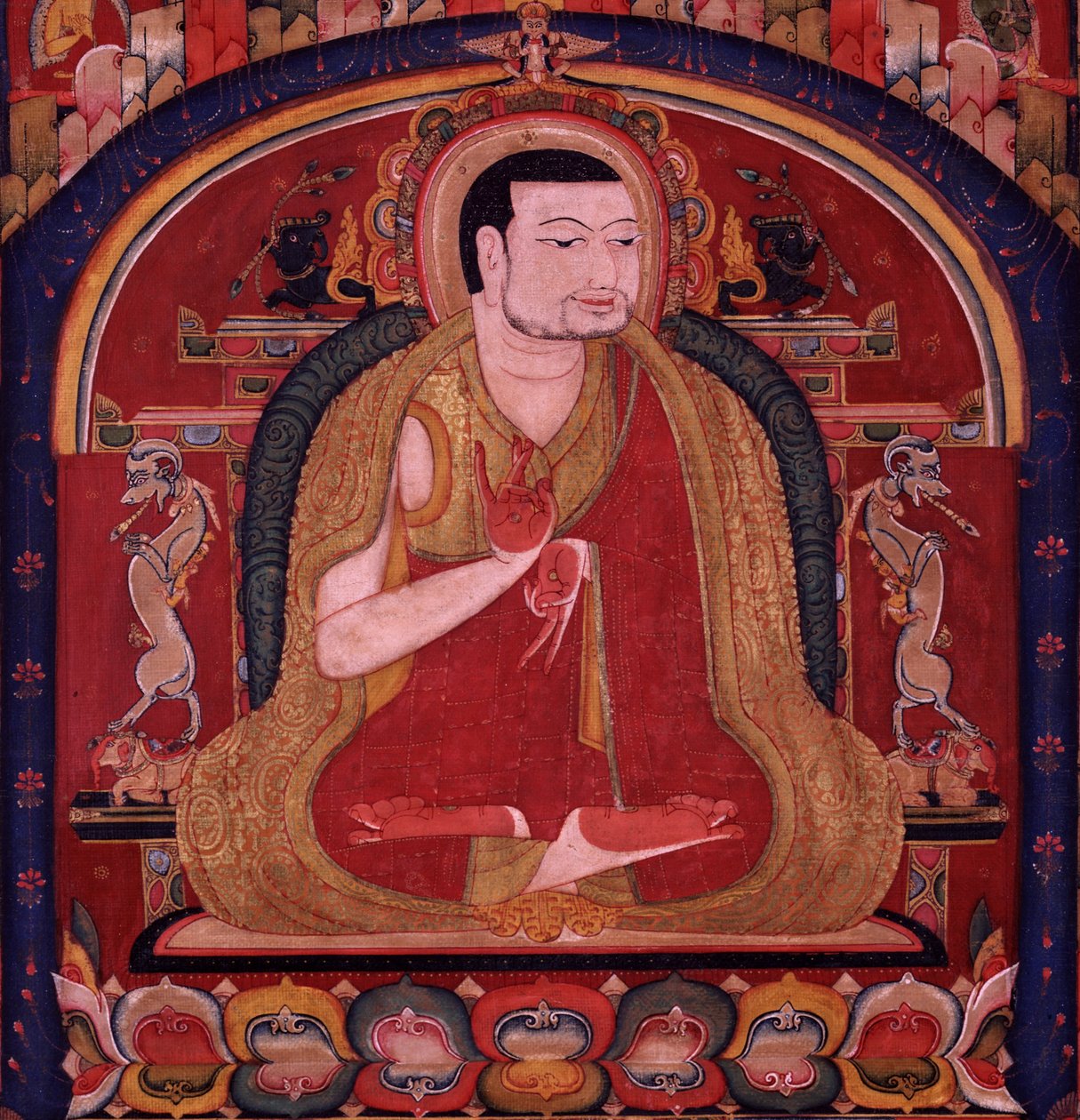 Phagmodrupa with His Previous Incarnations and Episodes from His Life by Unbekannt