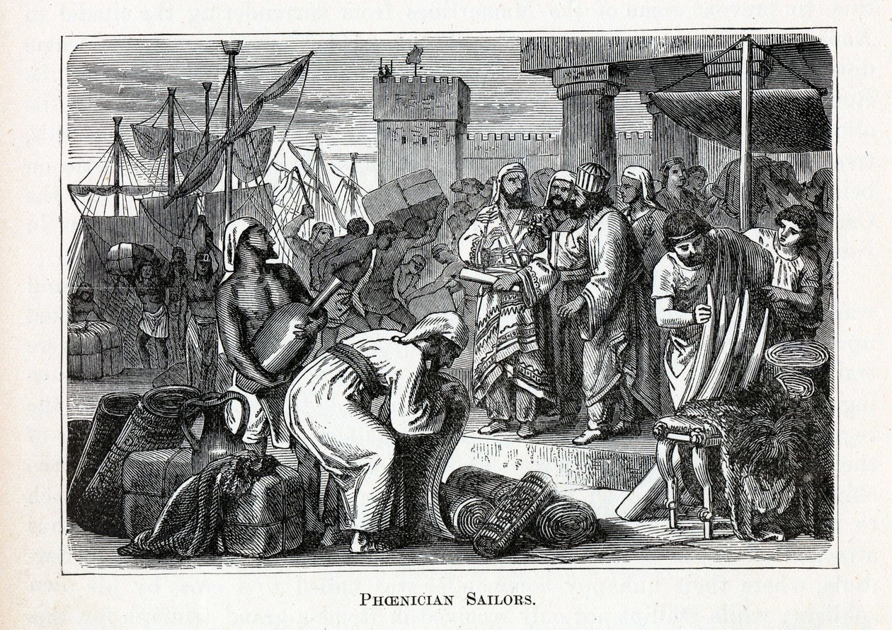 Phoenician Sailors, 1882 by Unbekannt