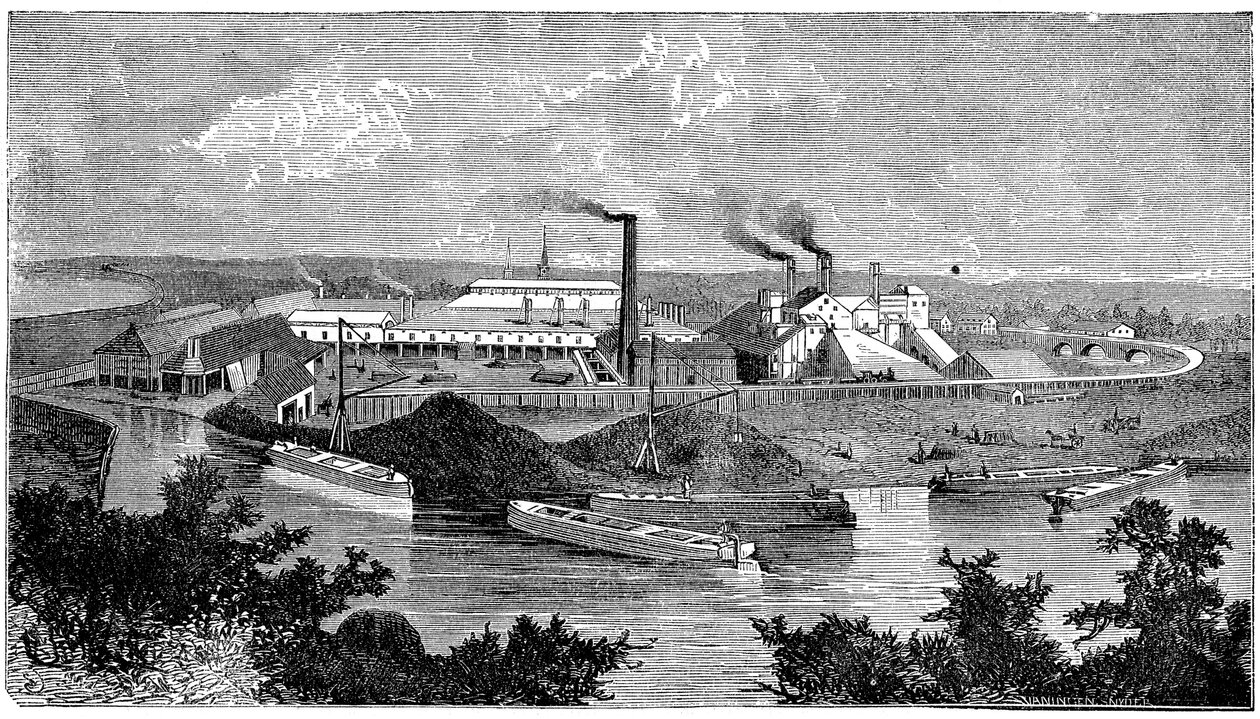 Phoenix Iron and Bridge Works, Phoenixville, Pennsylvania, USA by Unbekannt
