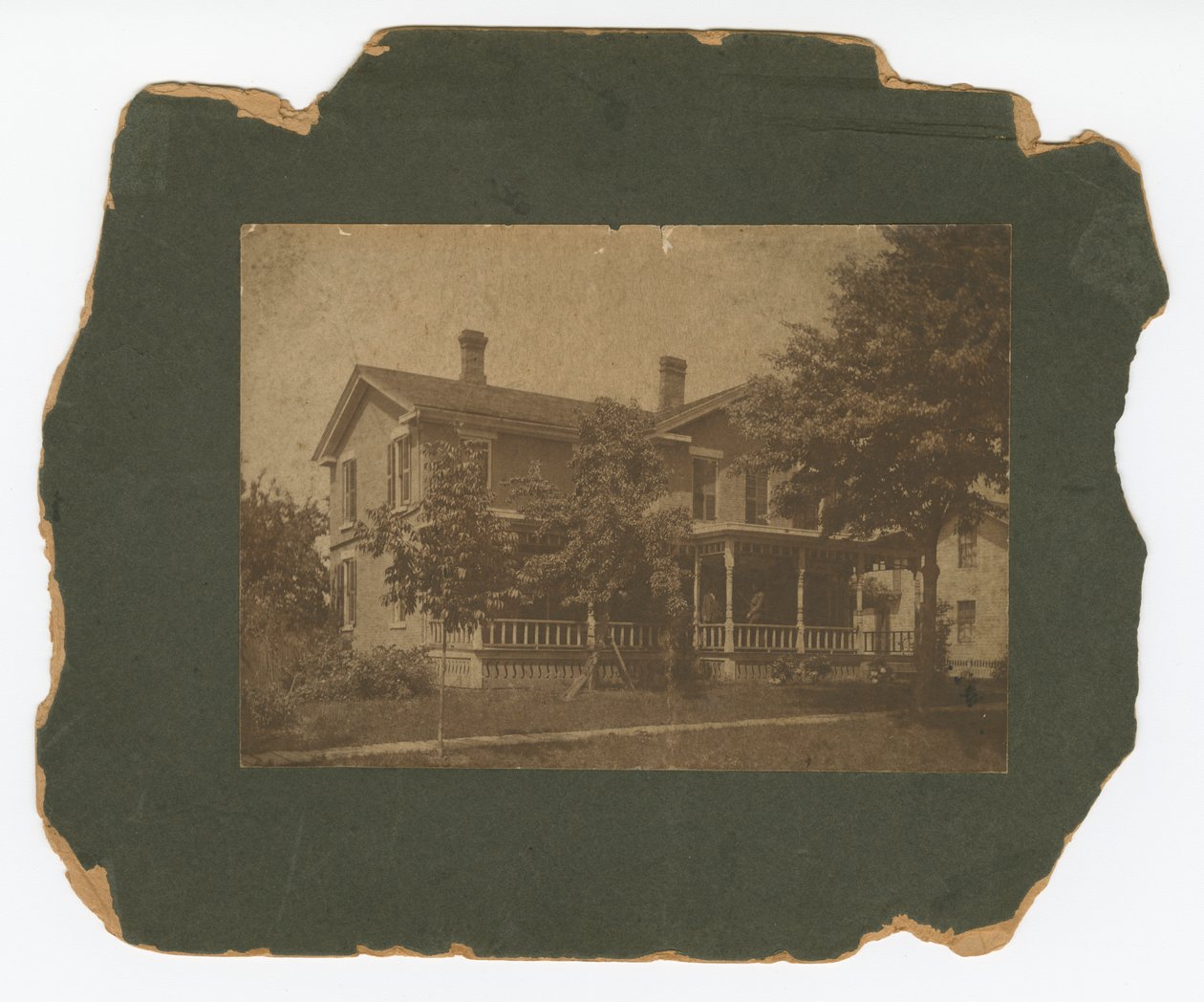 Photograph of the John H. Scott family home, July 2, 1900 by Unbekannt